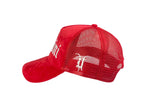 Load image into Gallery viewer, Red Velvet Trucker Hat
