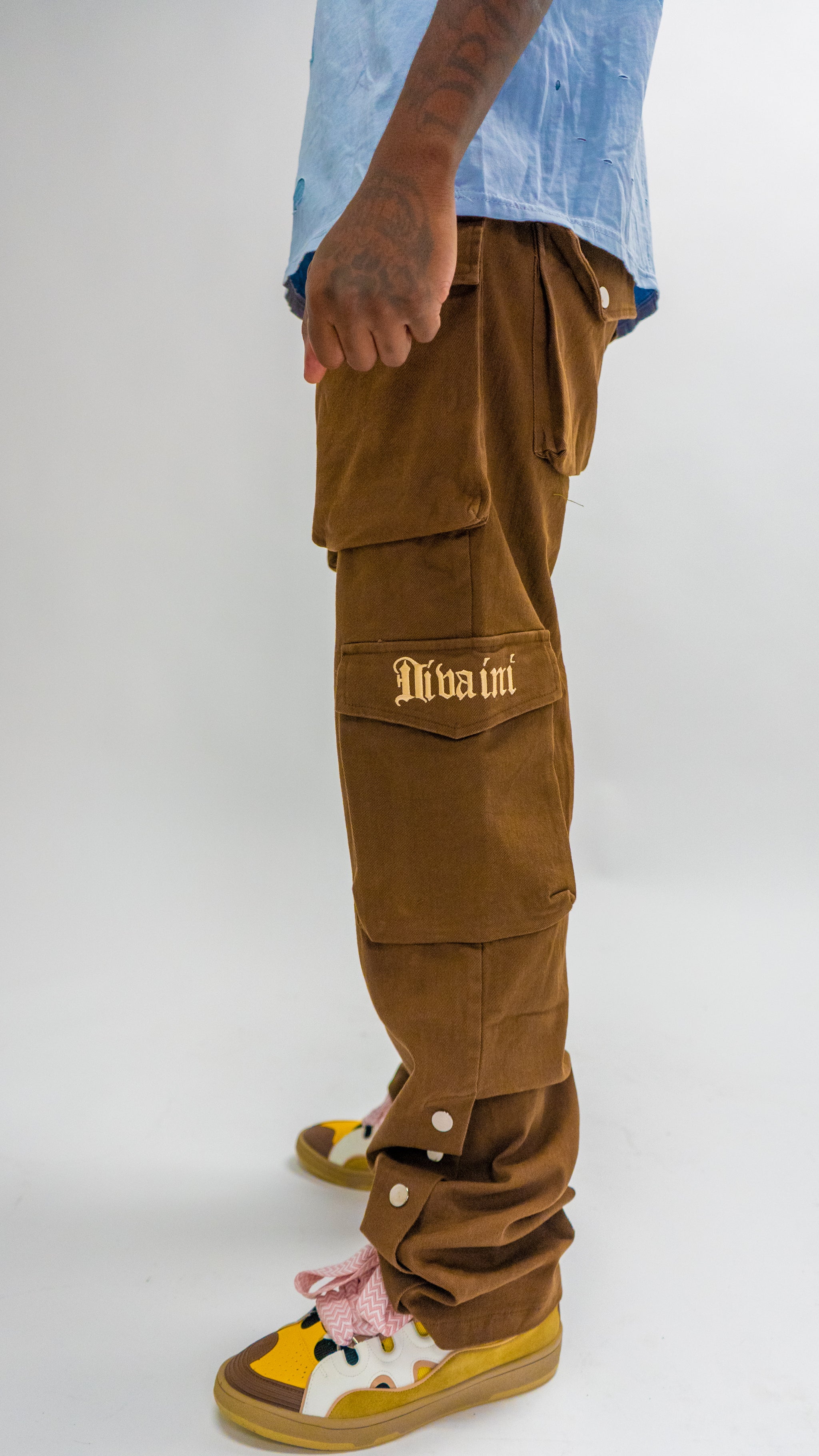 Brown Cargo Pants